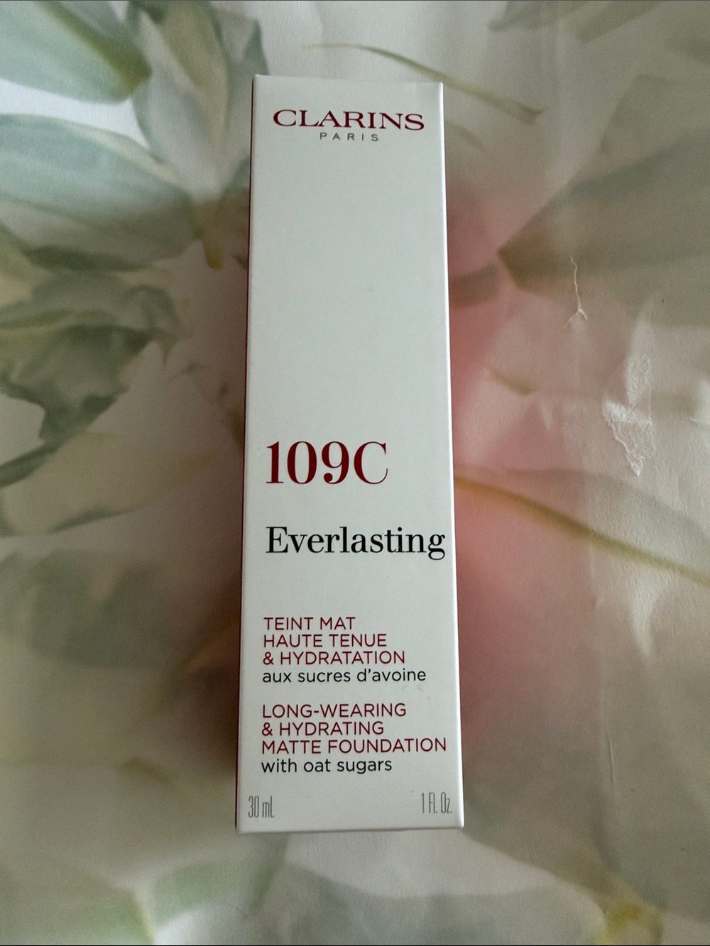 Clarins Everlasting Matte Foundation 109C - NWB